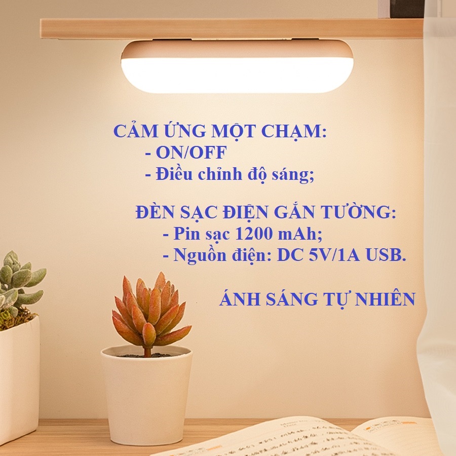 Đèn Led sạc điện gắn tường