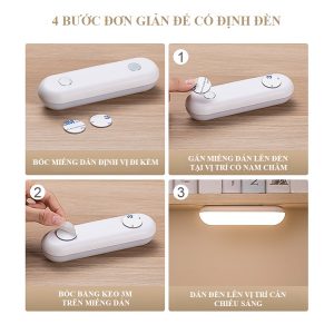 Đèn Led sạc điện gắn tường